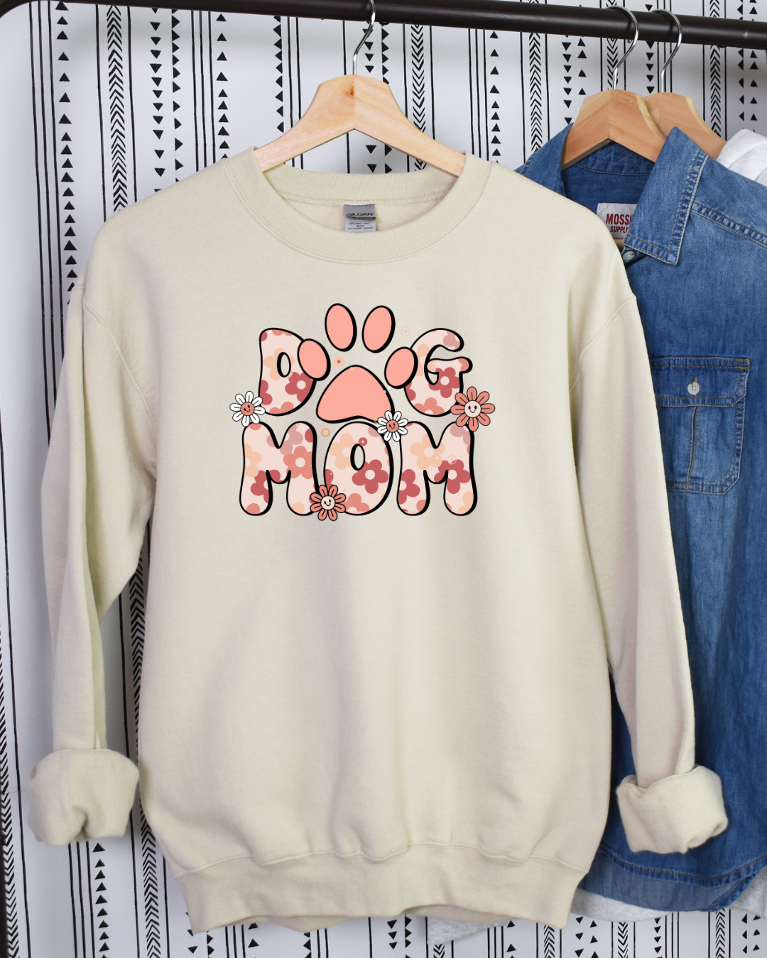 Cute Floral Dog Mom Shirt