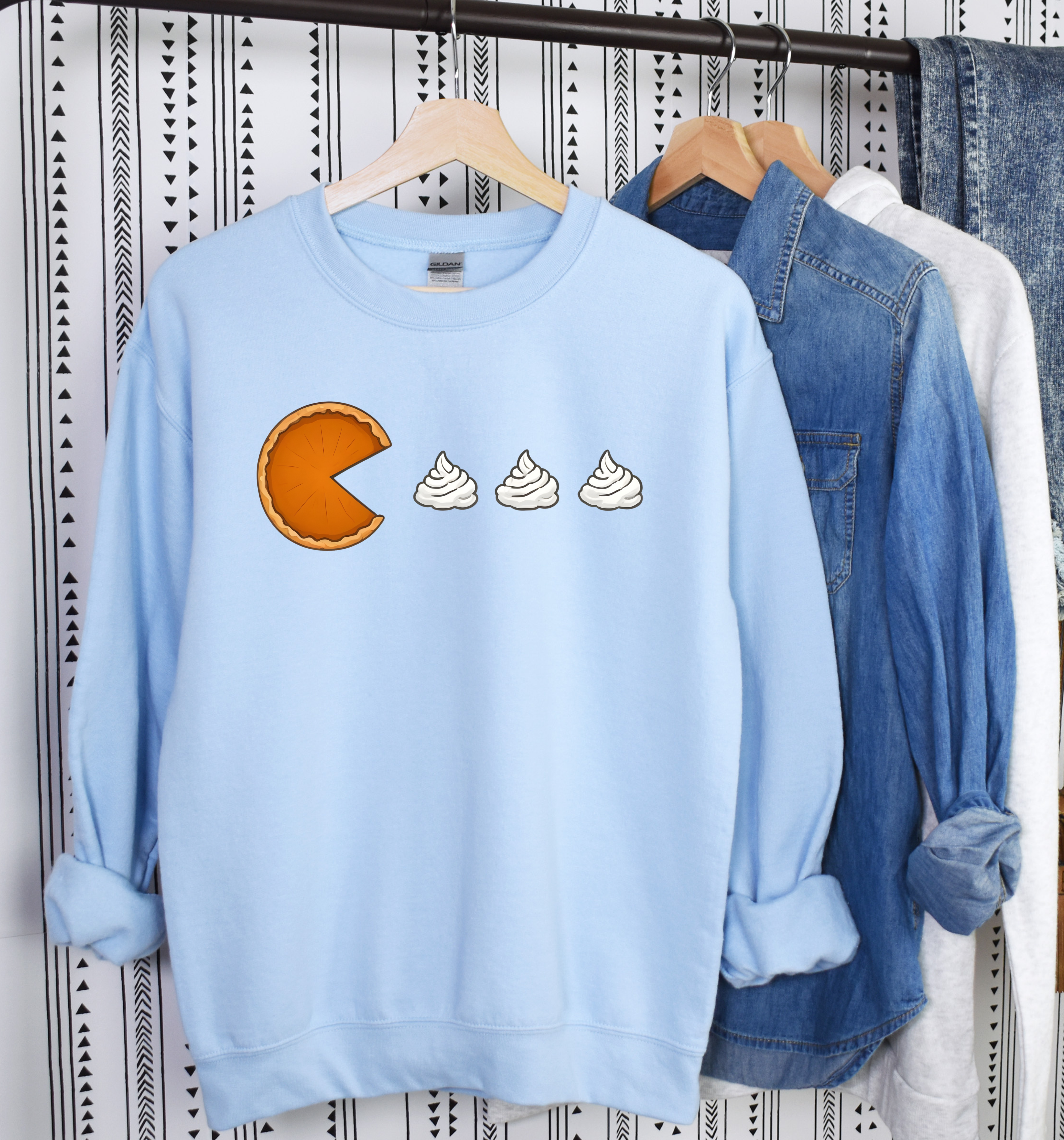 Pumpkin Pie Pac Man Thanksgiving Shirt