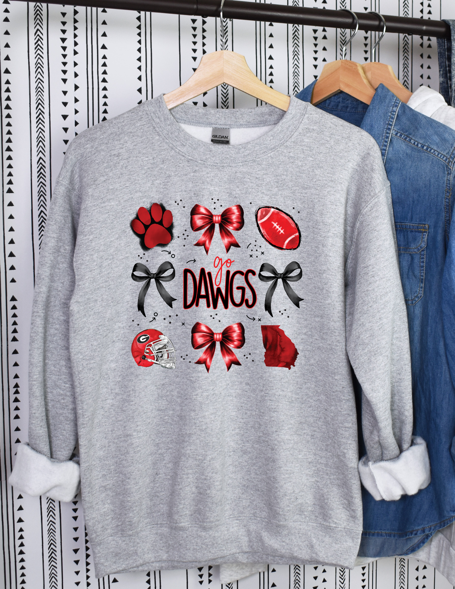 Georgia Dawgs Coquette Shirt