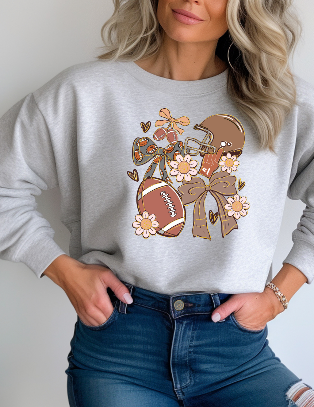 Cute Football Coquette Shirt