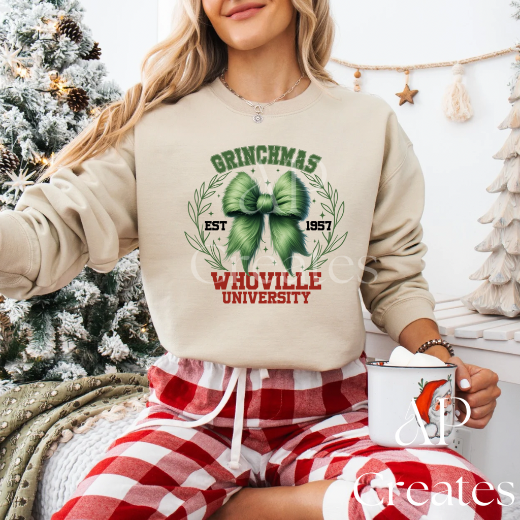 Grinchmas Whoville University Shirt
