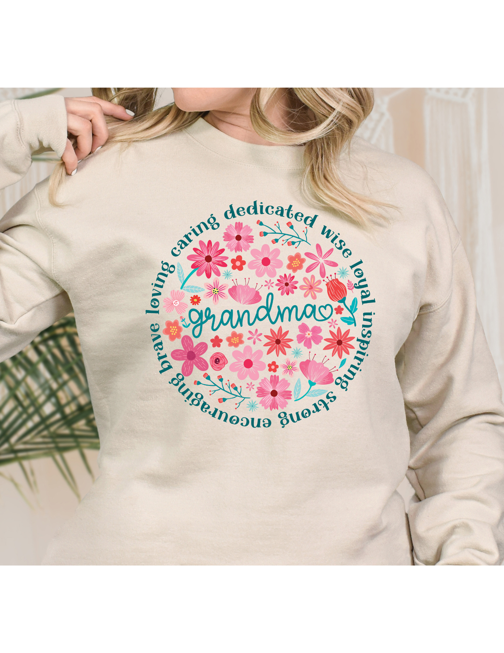 Sweet Colorful Grandma Top