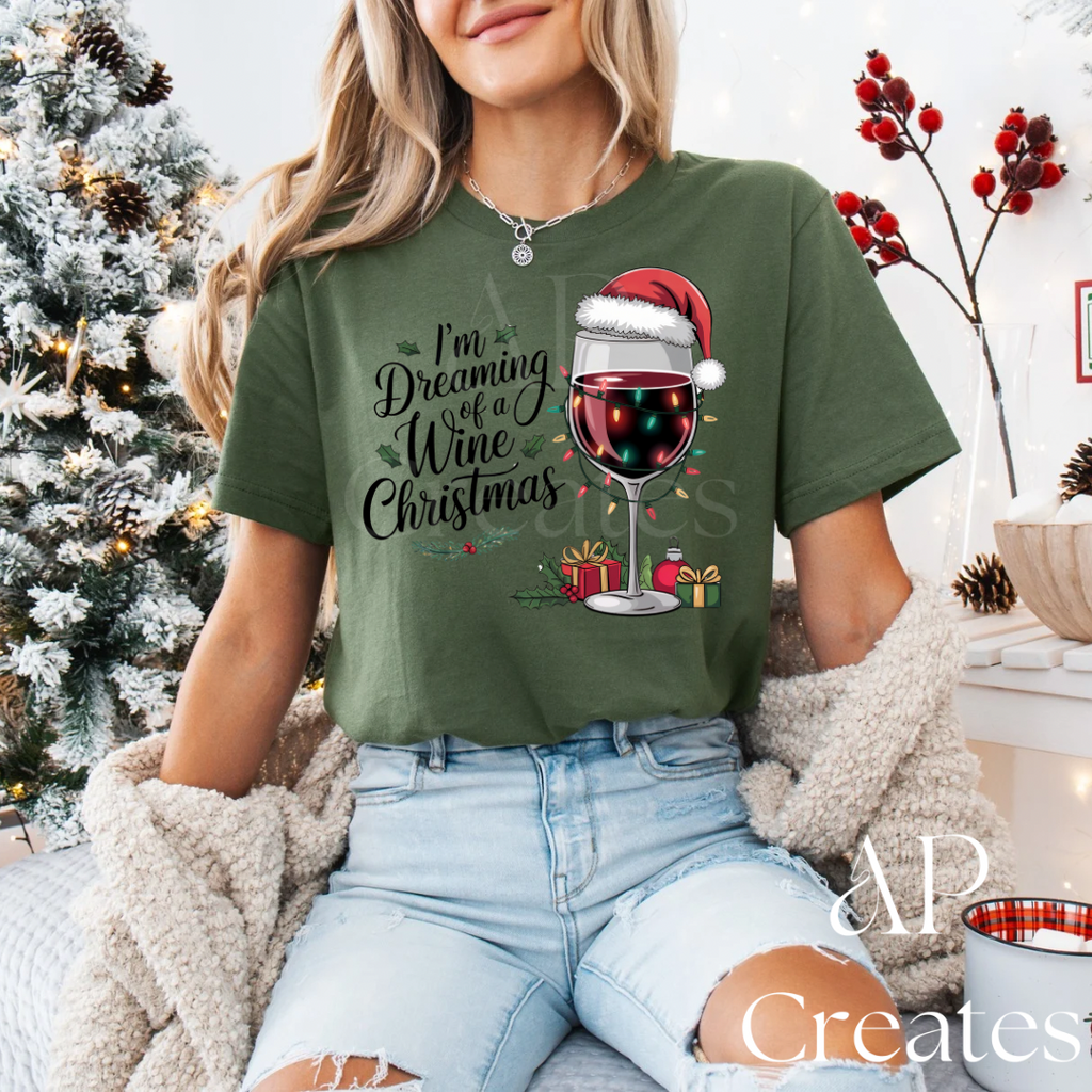I’m Dreaming of a Wine Christmas Shirt