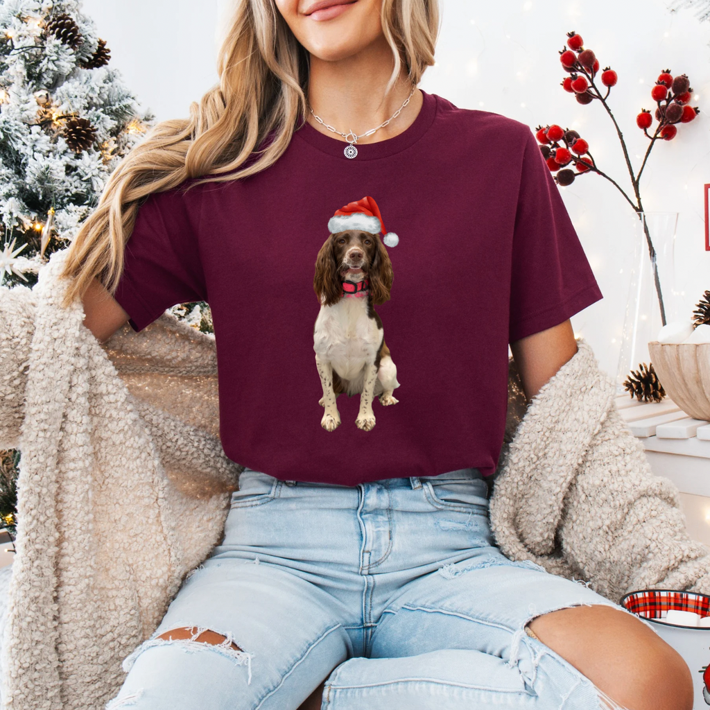 Custom Christmas Pet Parent Santa Shirt