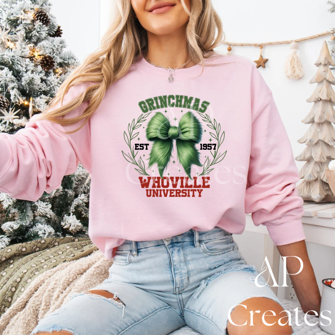 Grinchmas Whoville University Shirt