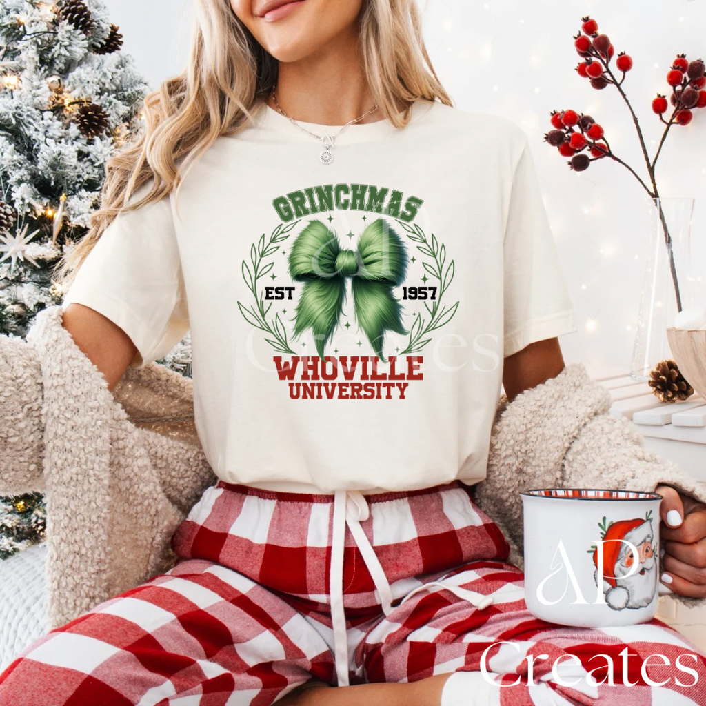 Grinchmas Whoville University Shirt