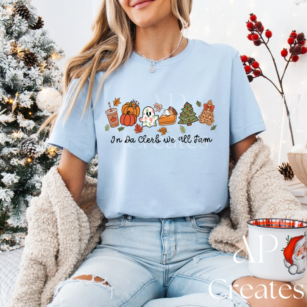 In Da Clerb We All Fam Holiday Shirt