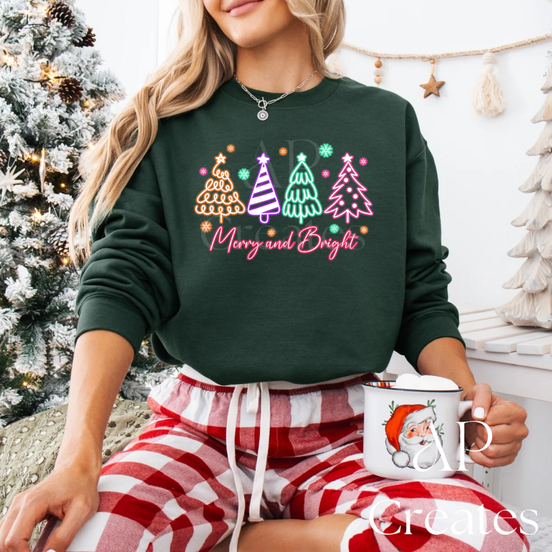 Merry & Bright Christmas Shirt