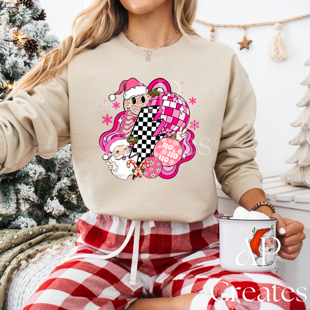 Pink Christmas Vibes Shirt
