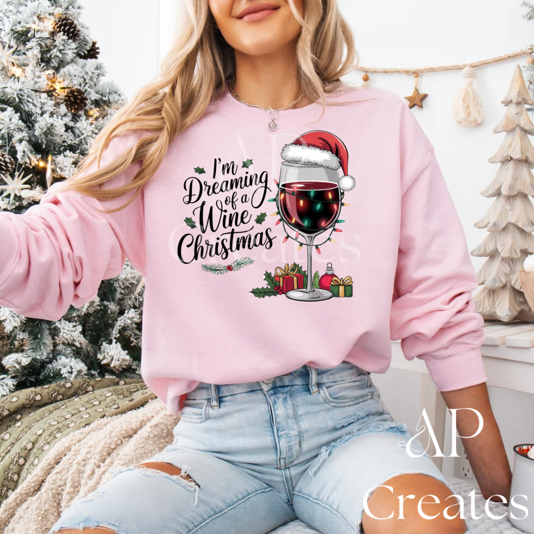 I’m Dreaming of a Wine Christmas Shirt