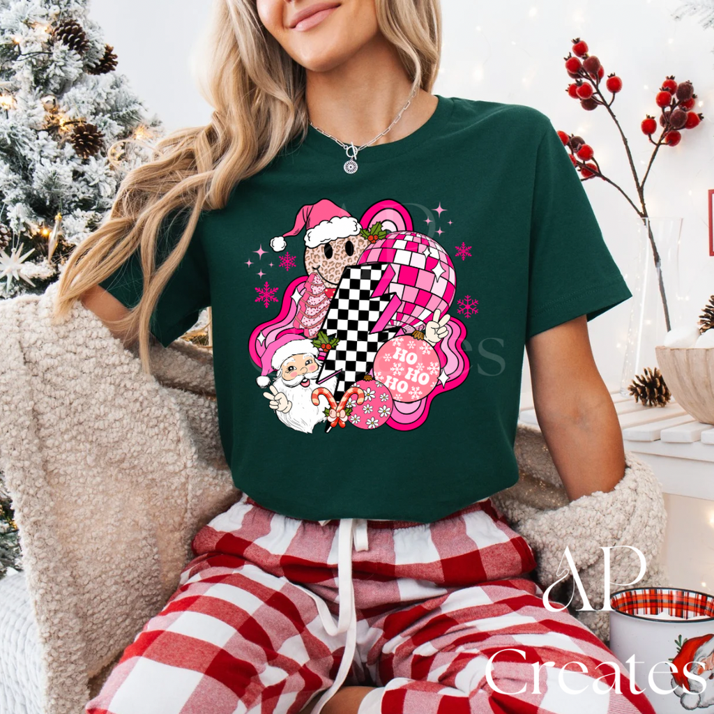Pink Christmas Vibes Shirt