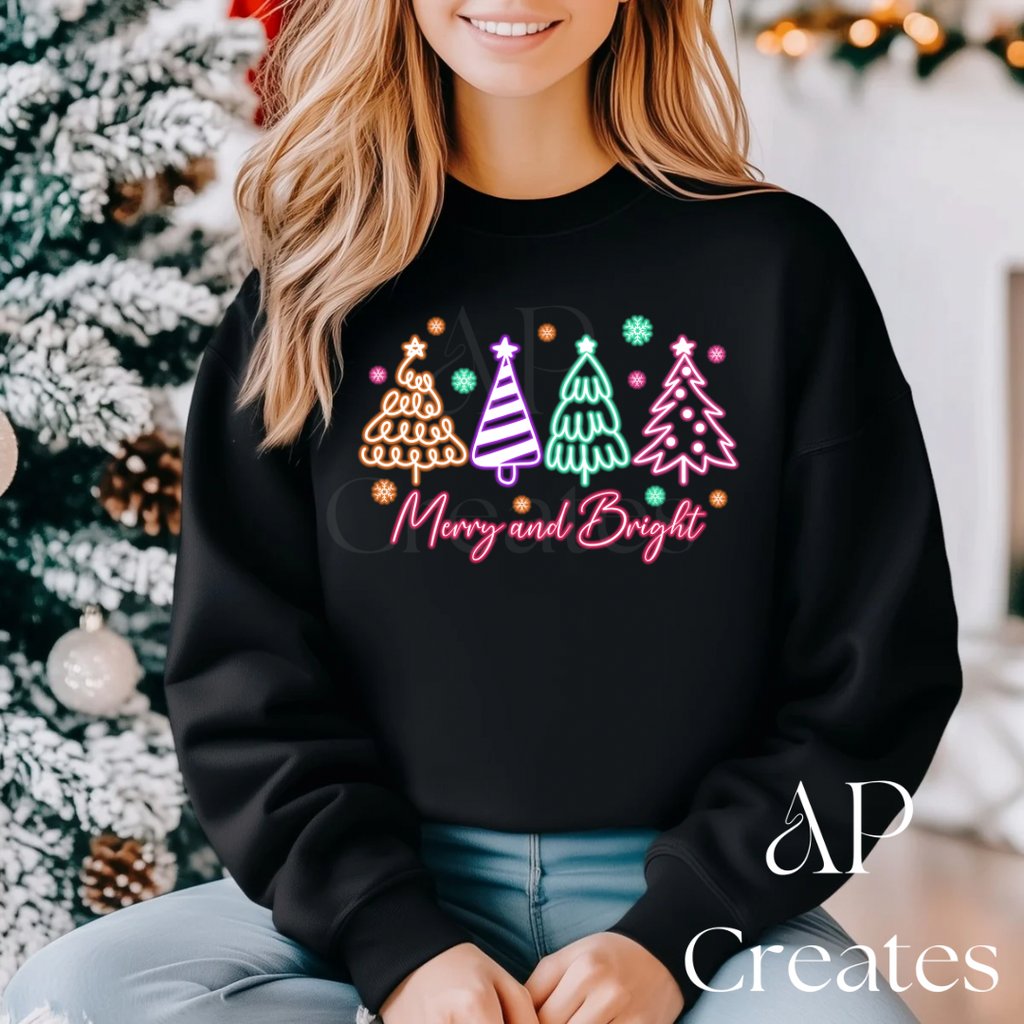 Merry & Bright Christmas Shirt