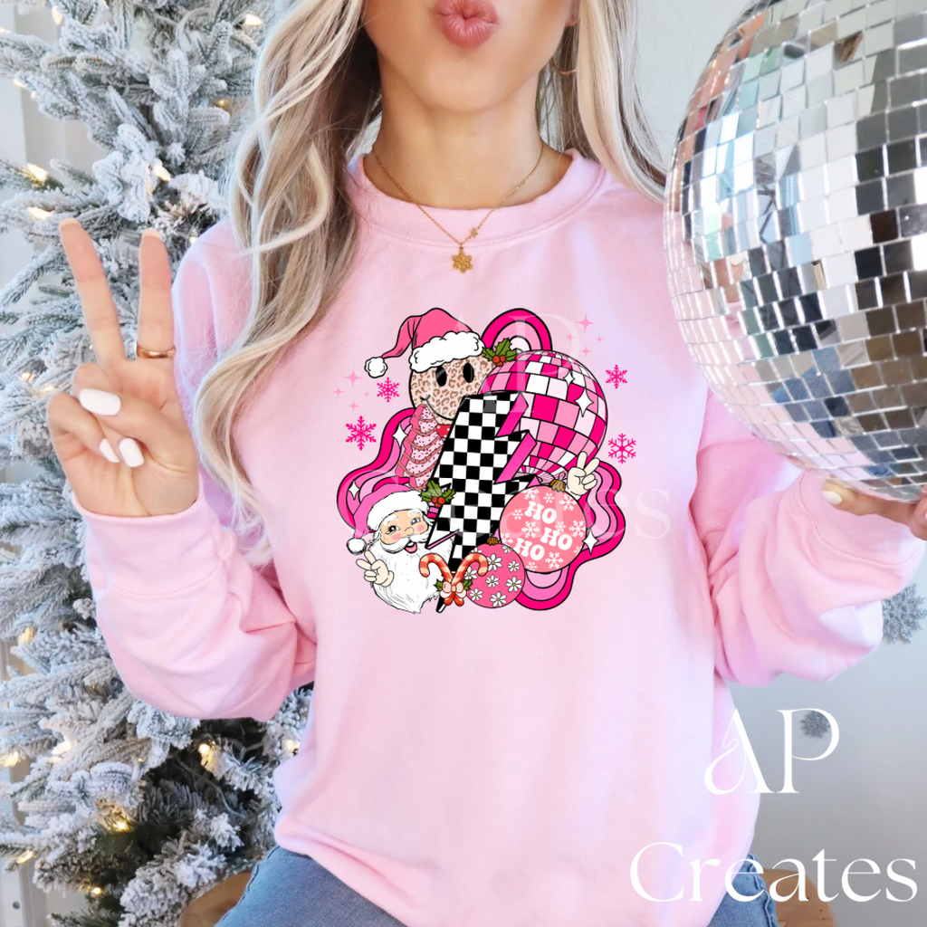 Pink Christmas Vibes Shirt